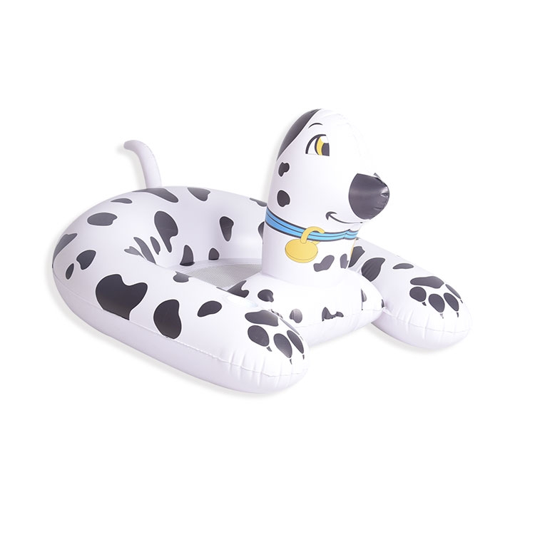 中山充气斑点狗有网浮椅水上充气玩具